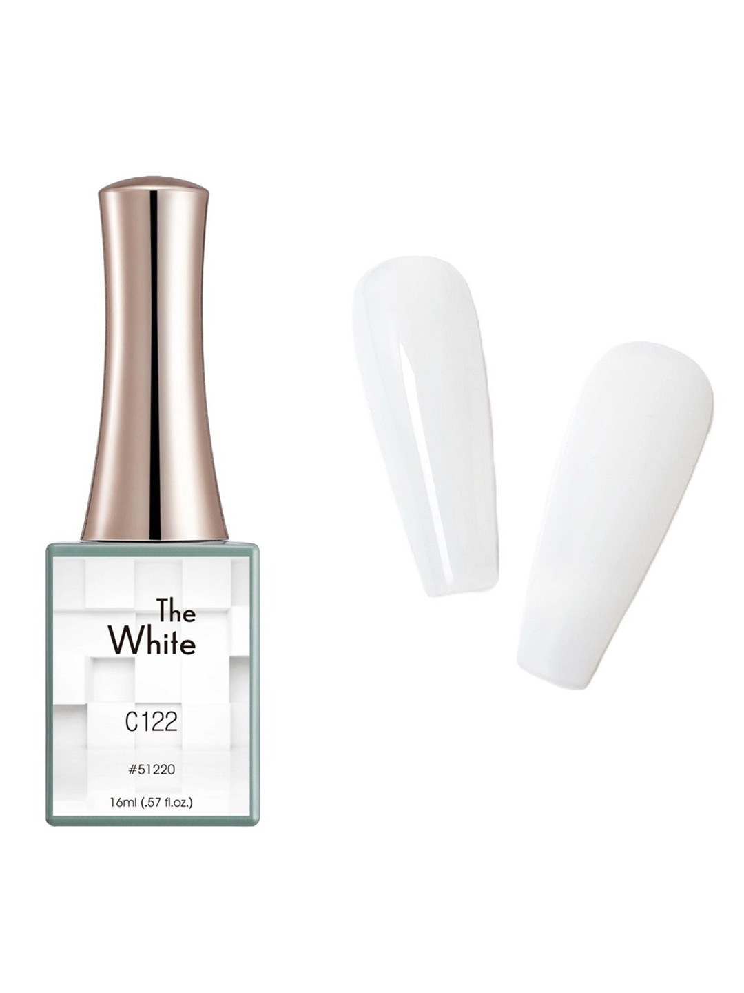 BELLE GAGA UV LED Gel Nail Polish - 16 ml - White - C122