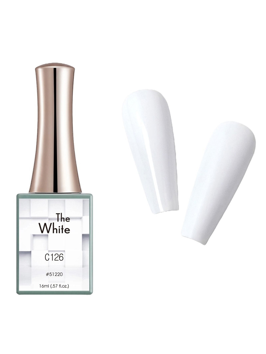 BELLE GAGA White Series UV LED Gel Nail Polish - 16 ml - Shade - C126