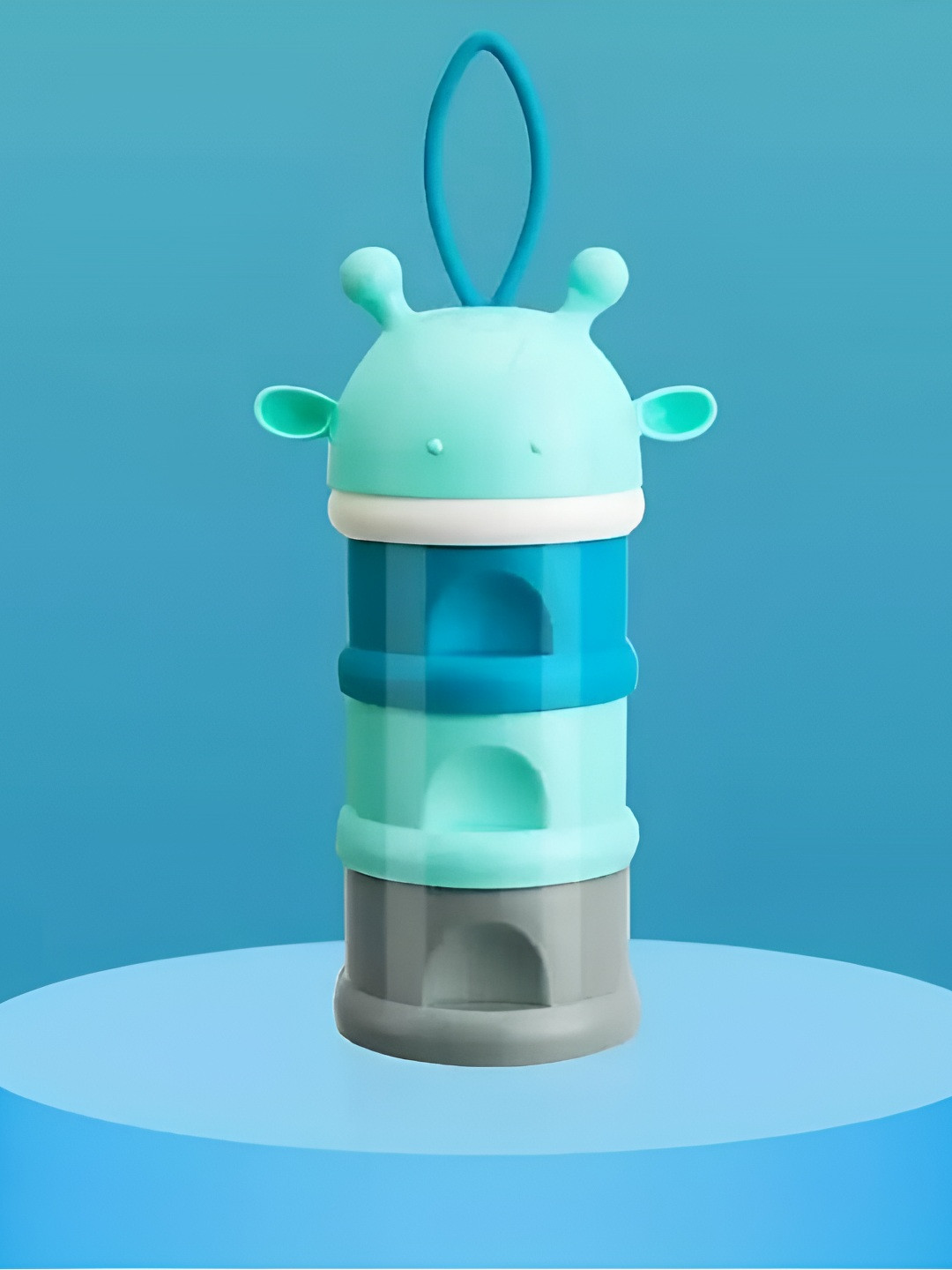 upkaranwale Blue & Grey 3 Layer Tiffin Box Container