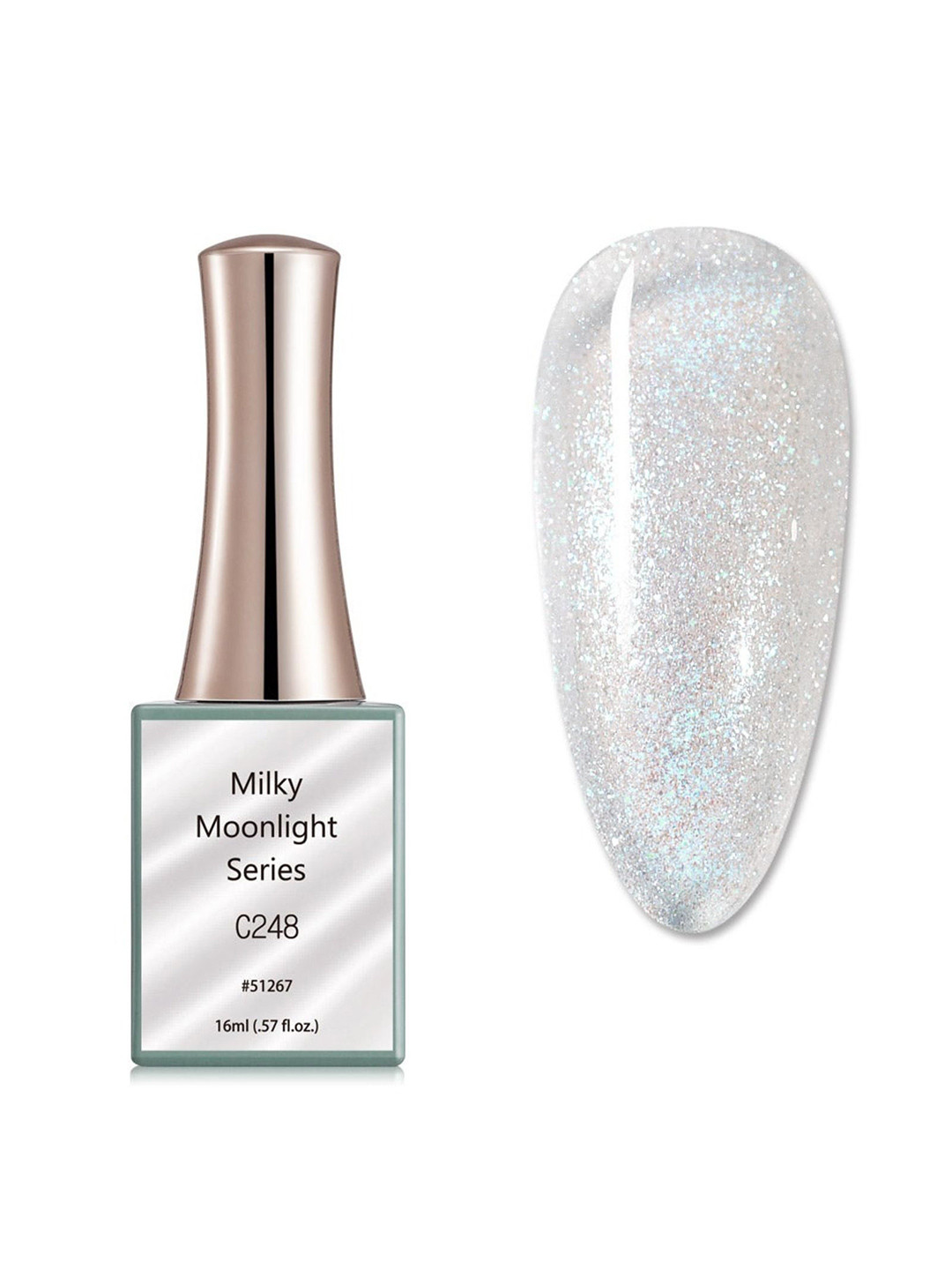 BELLE GAGA Milky Moonlight Series UV LED Gel Nail Polish - 16 ml - C248