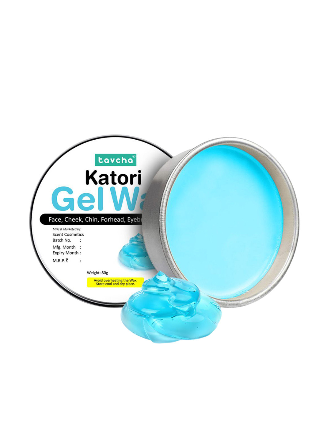 tavcha Katori Gel Wax To Remove Unwanted Hair On Face - 80 g