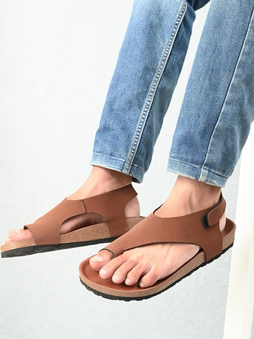 Appelon Men Tan Sandals