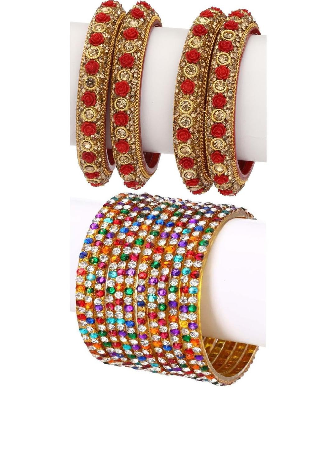 SOMIL Traditional Handcrafted Bangles Set