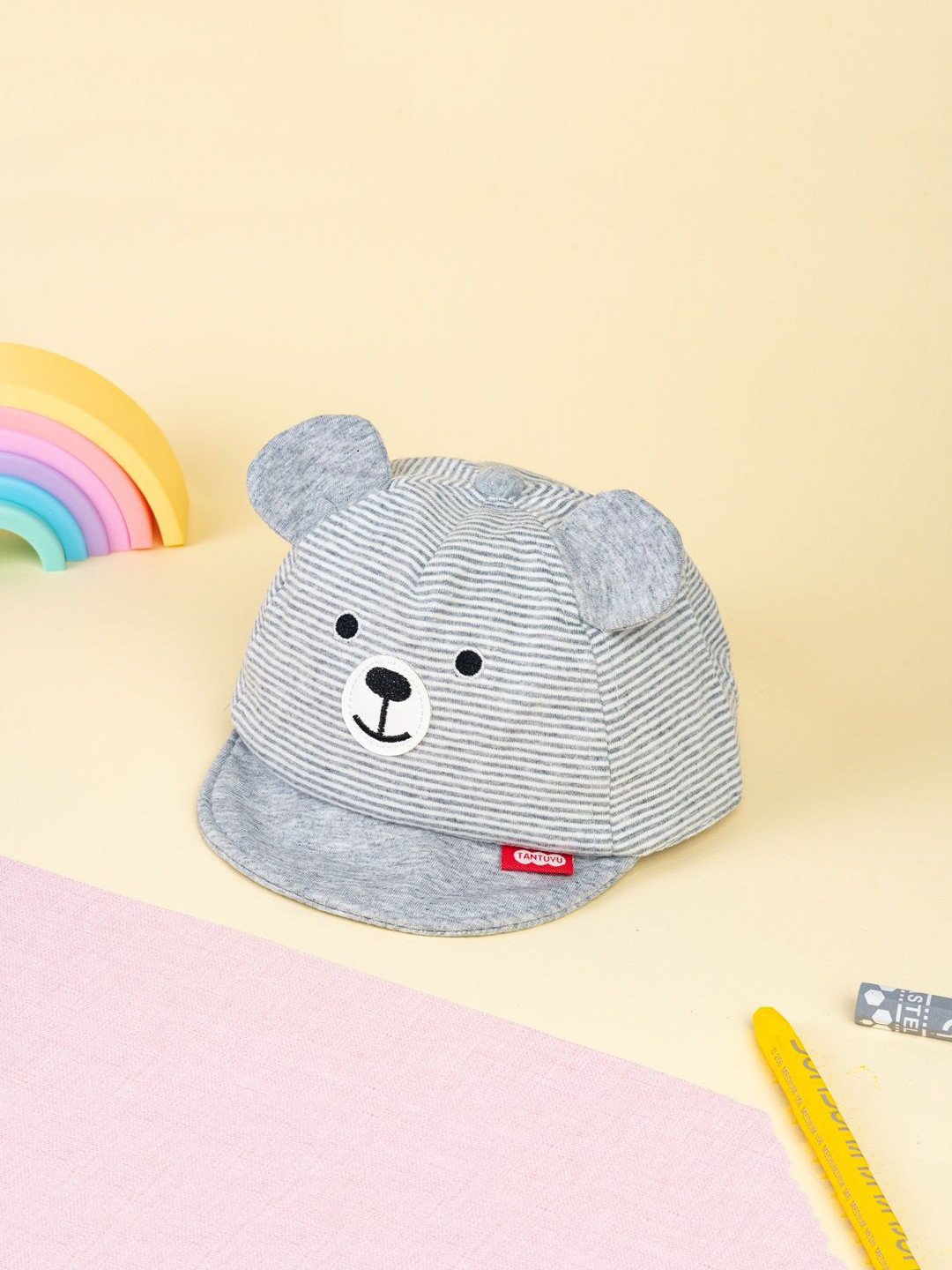 KICKS & CRAWL Kids Embroidred Icy Ears Baby Cap