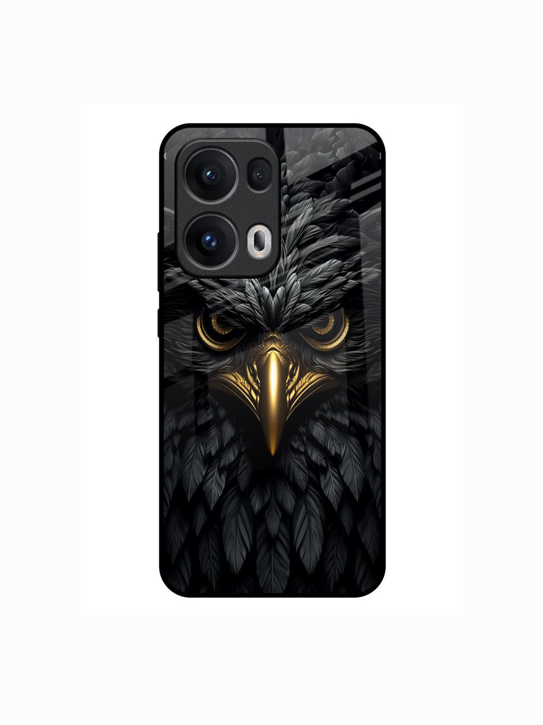 QRIOH Scary Eagle Eye Printed Oppo Reno13 Pro 5G Back Case Mobile Accessories