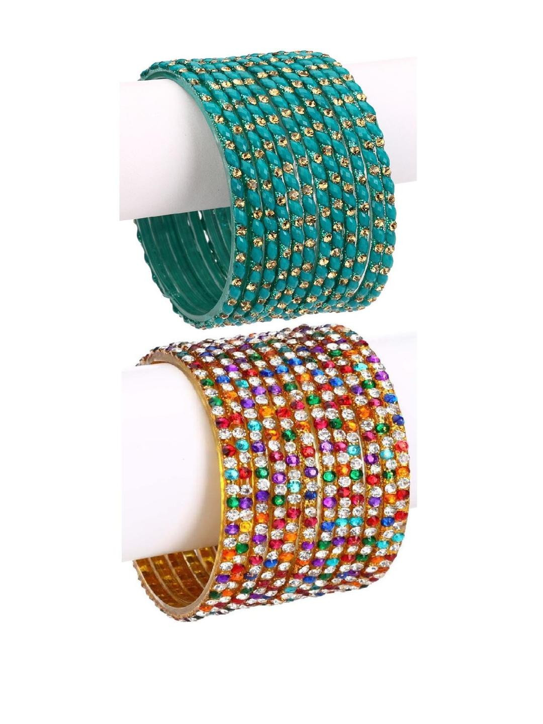 SOMIL Alloy Handcrafted Bangle-Pack of 2 dozen(24 pcs)