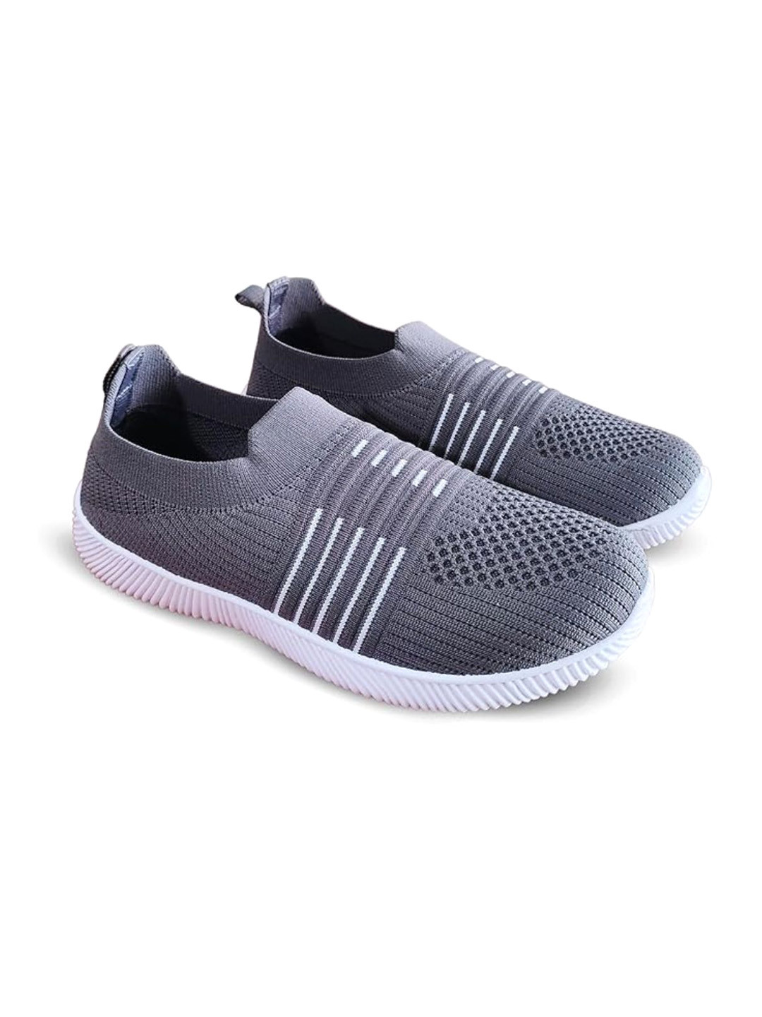 FootStation Women Woven Design Slip-On Sneakers