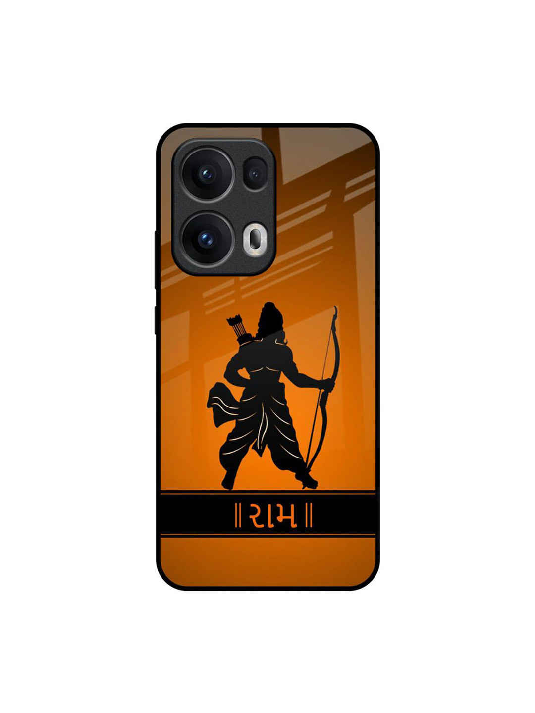 QRIOH Printed Oppo Reno13 Pro 5G Back Case Rama Glass Mobile Accessories