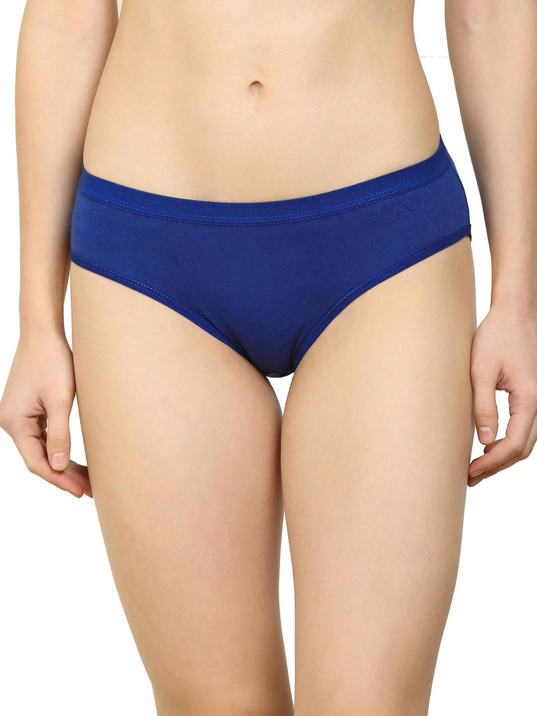New stylish Blue Cotton Hipster Multicolor Panties Pack of 1