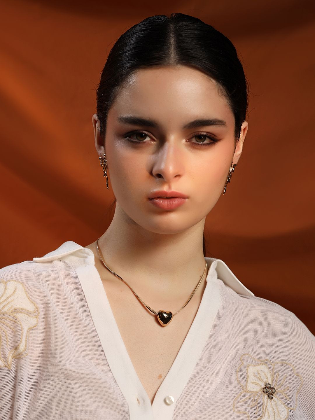 Kazo Soft Heart Gold-Plated Necklace