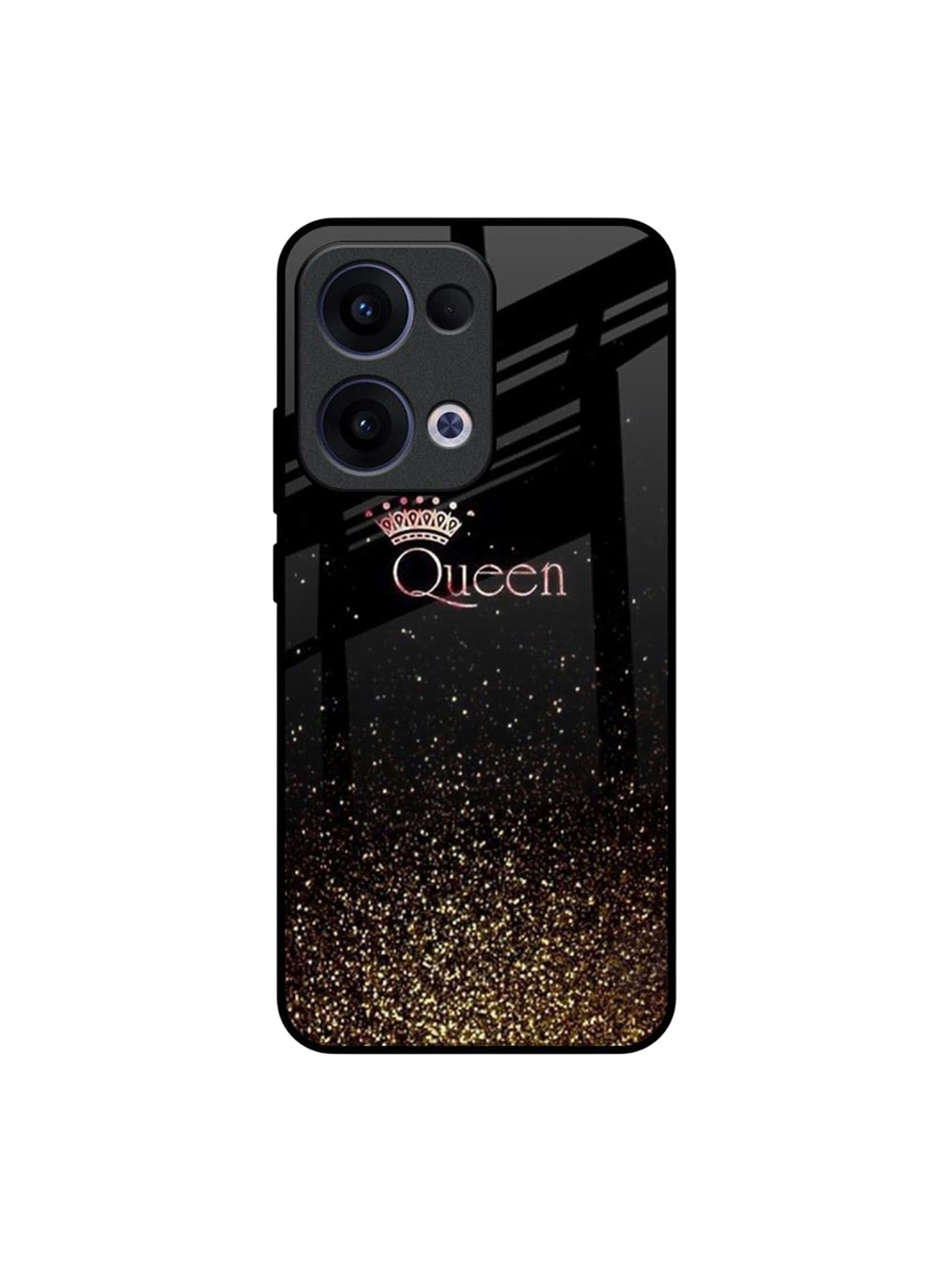 QRIOH I Am The Queen Glass Printed Oppo Reno13 5G Back Case
