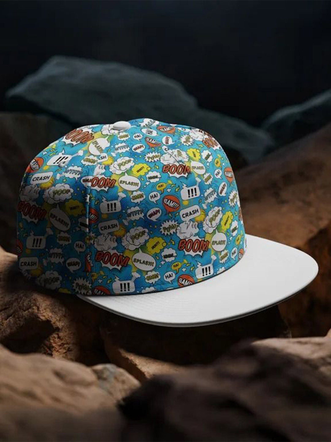 Juxar Men Boom Street Printed Snapback Cap