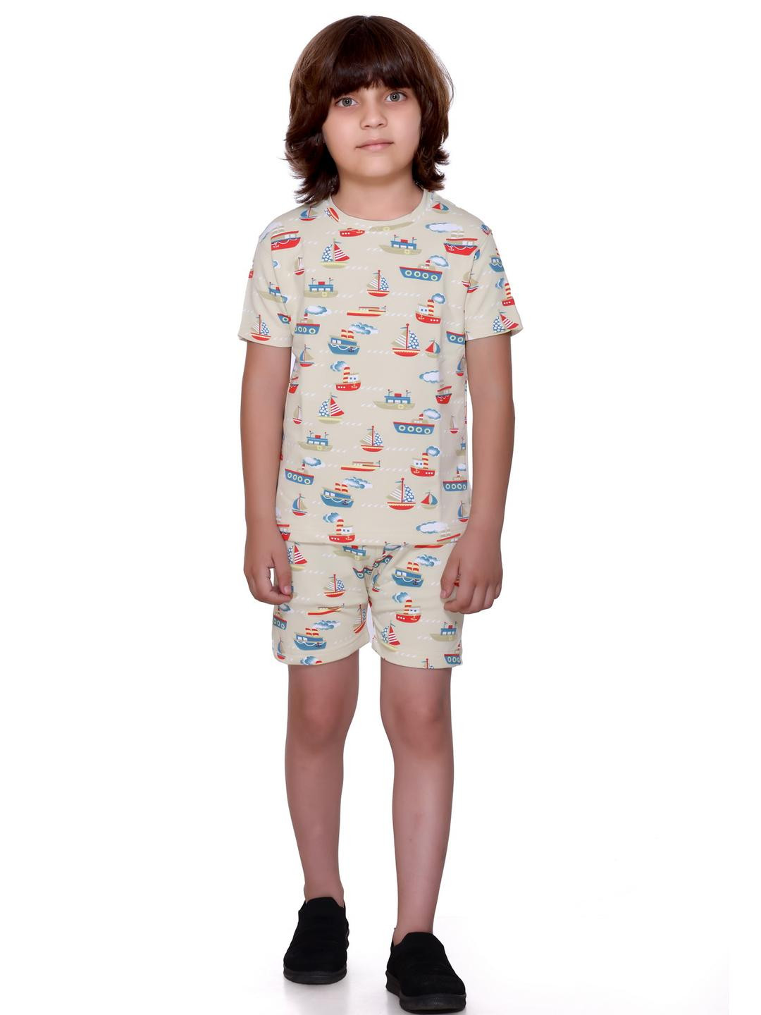 LEE BONEE Unisex Cream Clothing Set