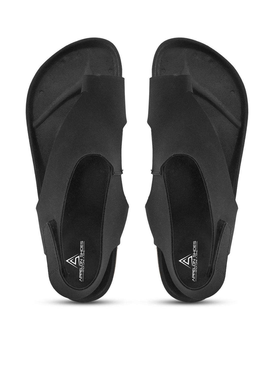 Appelon Men Black Sandals