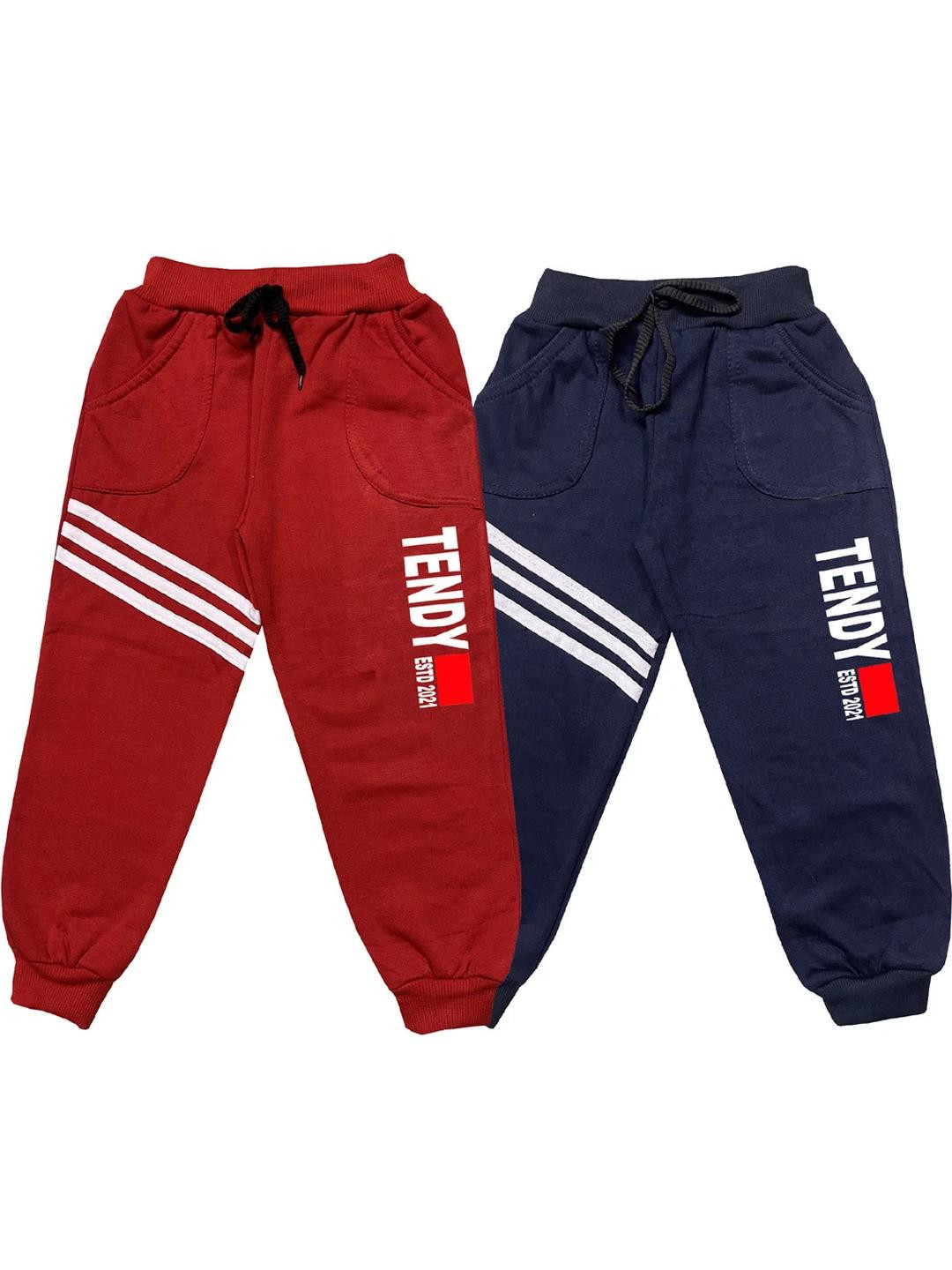 100LUCK Unisex Red Track Pants