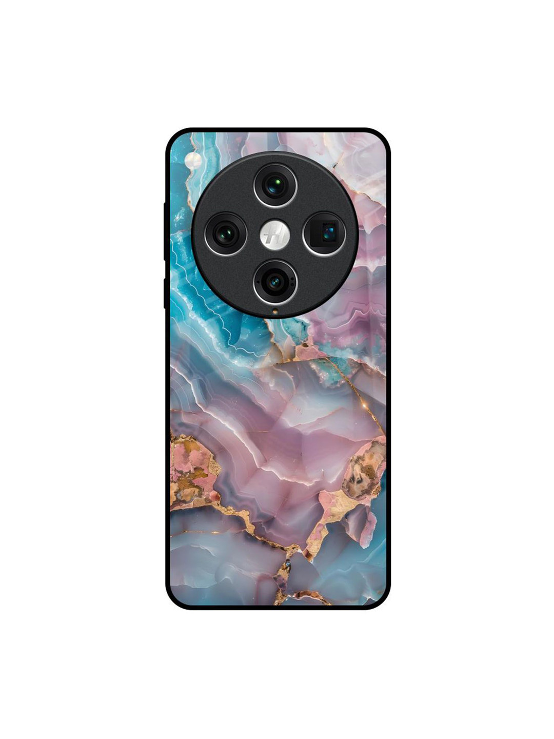 QRIOH Shine Spark Oppo Find X8 Pro Glass Back Case Mobile Accessories