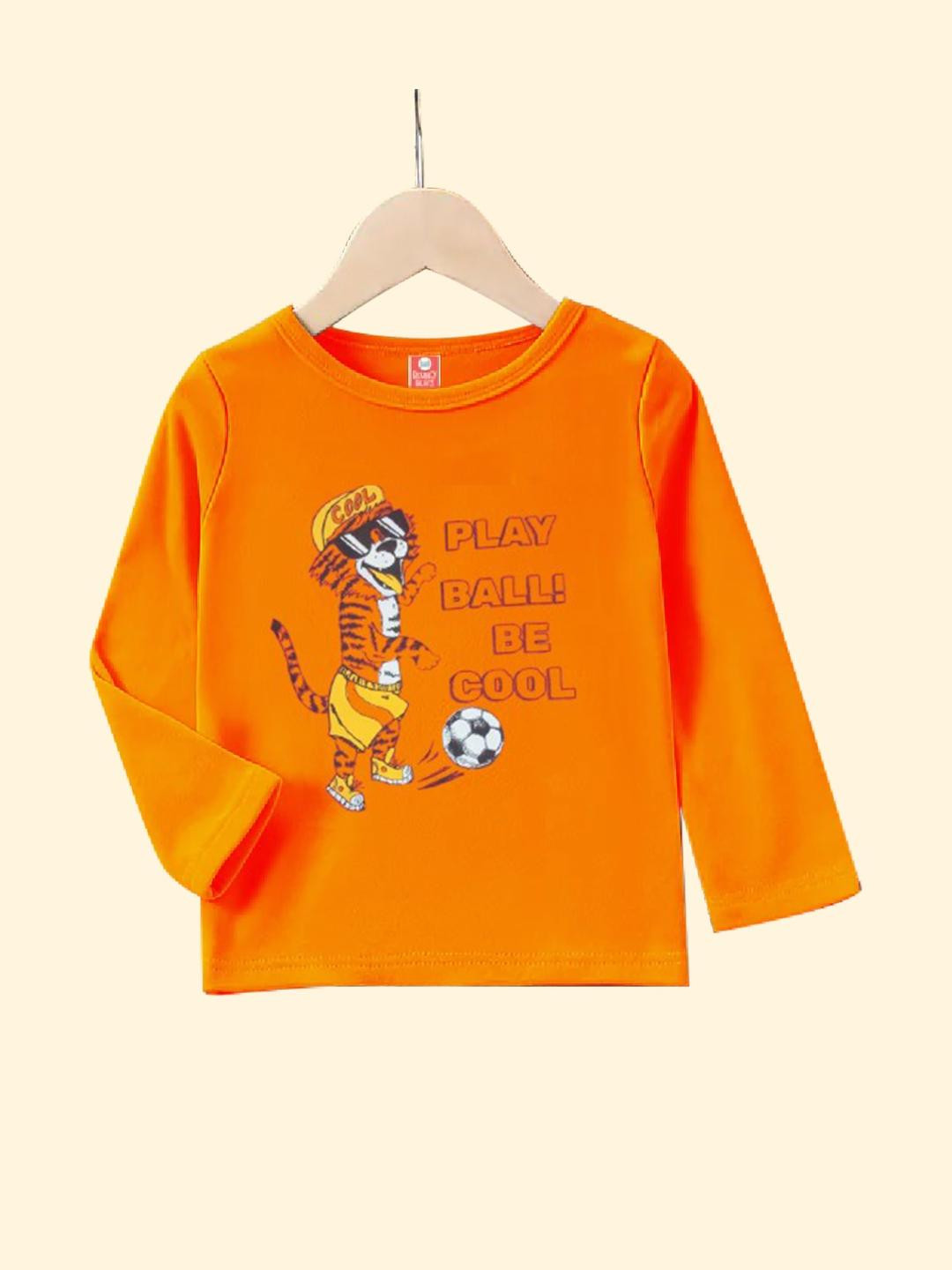 BOUNCY BEARS Girls Orange Tshirts