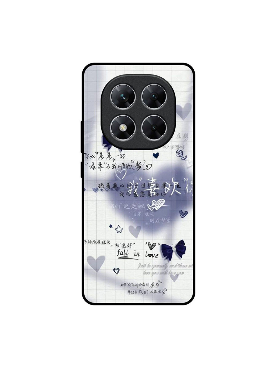 QRIOH Typography Printed Poco X7 5G Mobile Back Case Cover