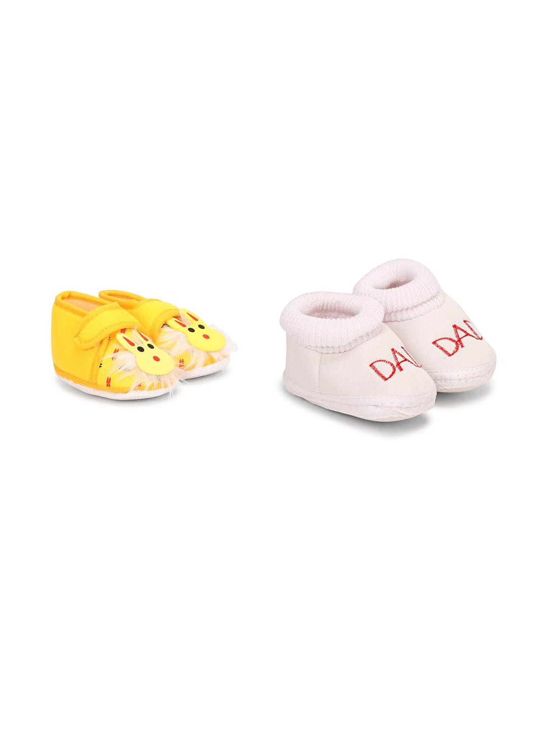 Dhairya Collection Baby Booties For Baby Boys And Baby Girls Pack of 2