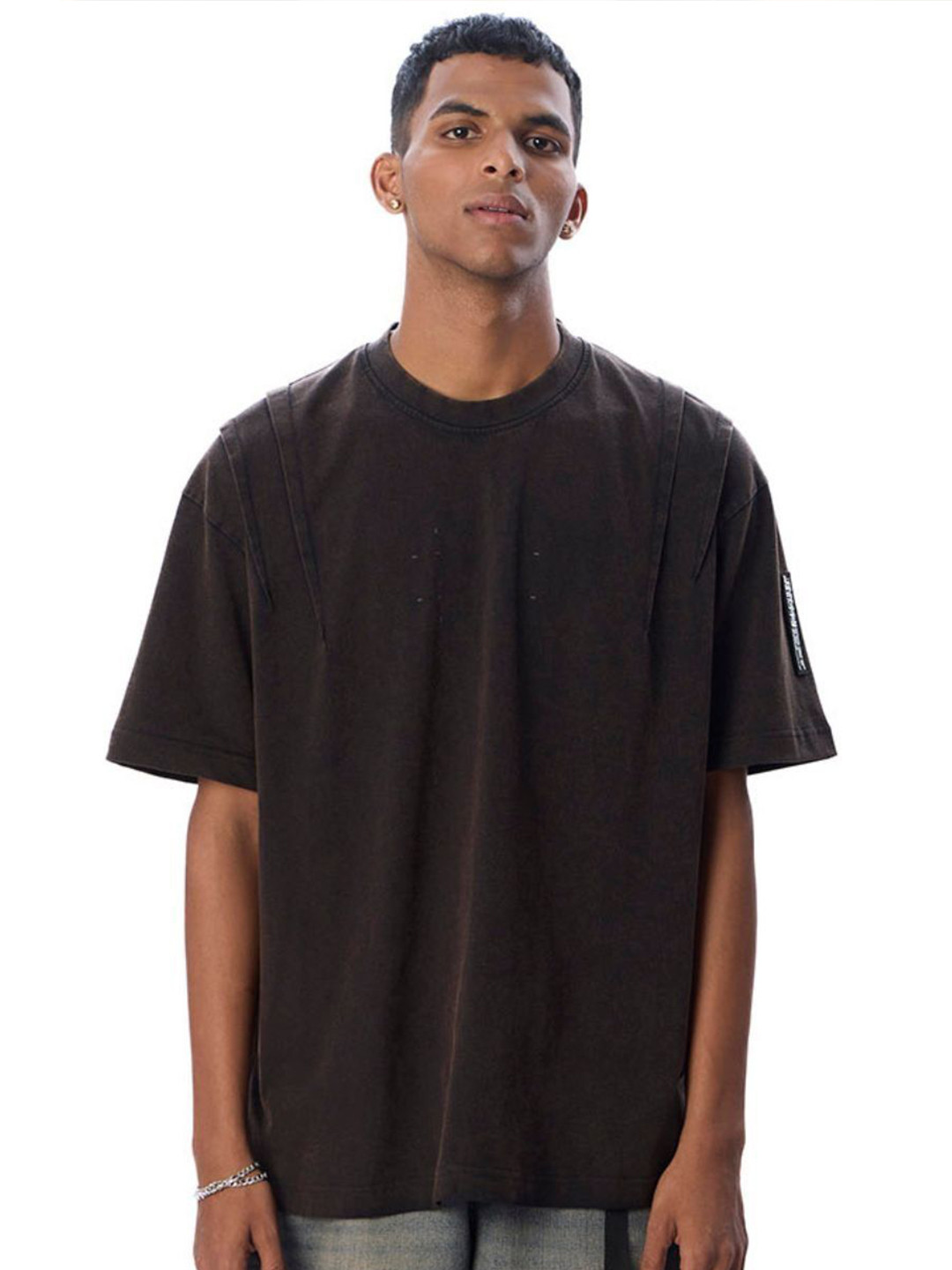 Urban Monkey Mr Rager Unisex Oversized Typography Printed Round Neck Cotton T-Shirt