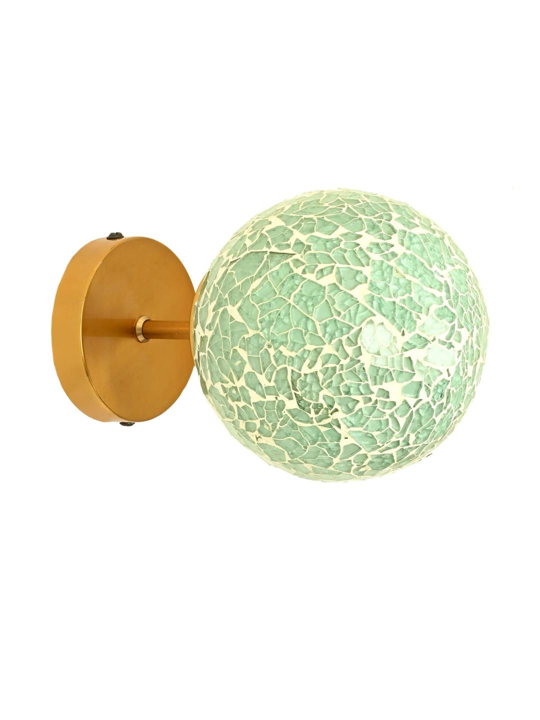 SOMIL Green Elegant Designer Glass Night Lamp
