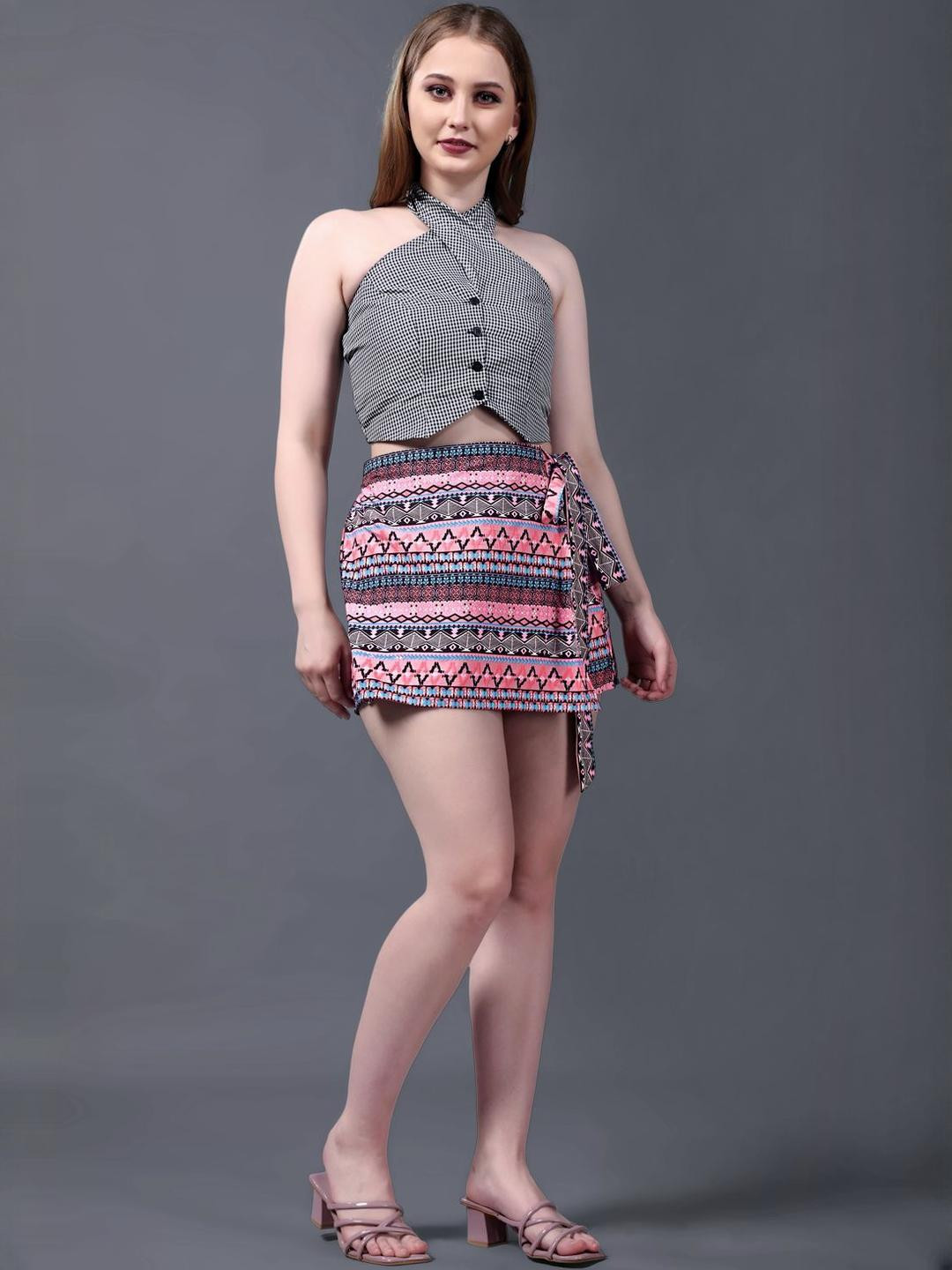 Moda Rapido Adults-Women Linen Co-Ords