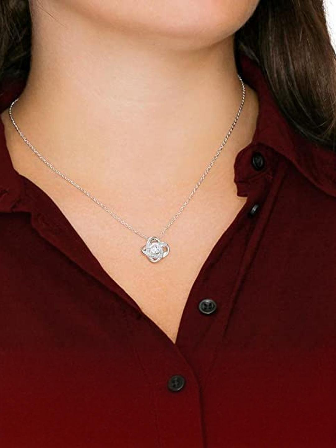 Silver Gift Daughter Necklace, Latina Daughter Bride Collar Boda Hija Spanish Daughter Bride Neckla