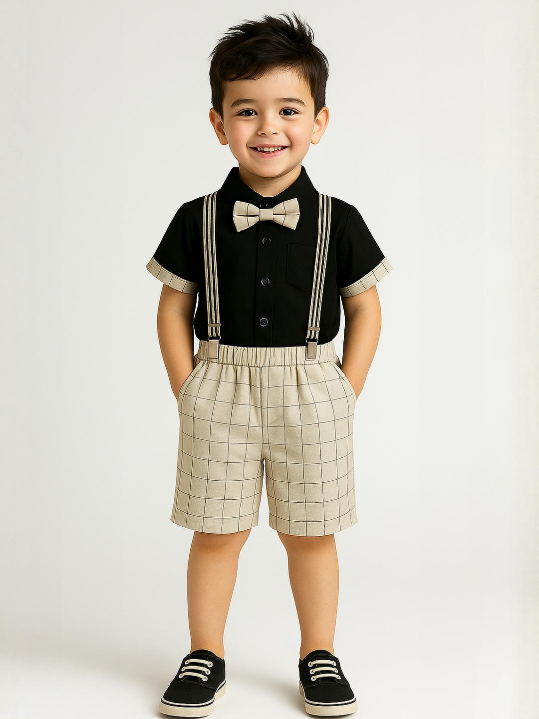 FABIZZA Boys Grey Clothing Set
