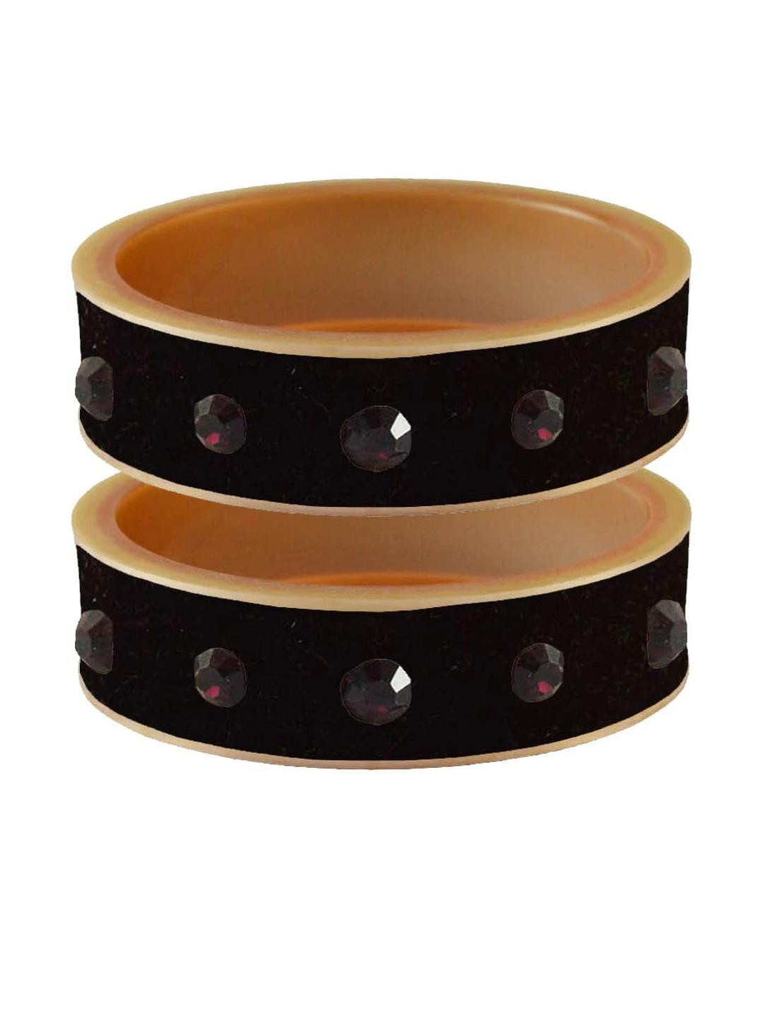 Vidhya Kangan Black Plastic Bangles