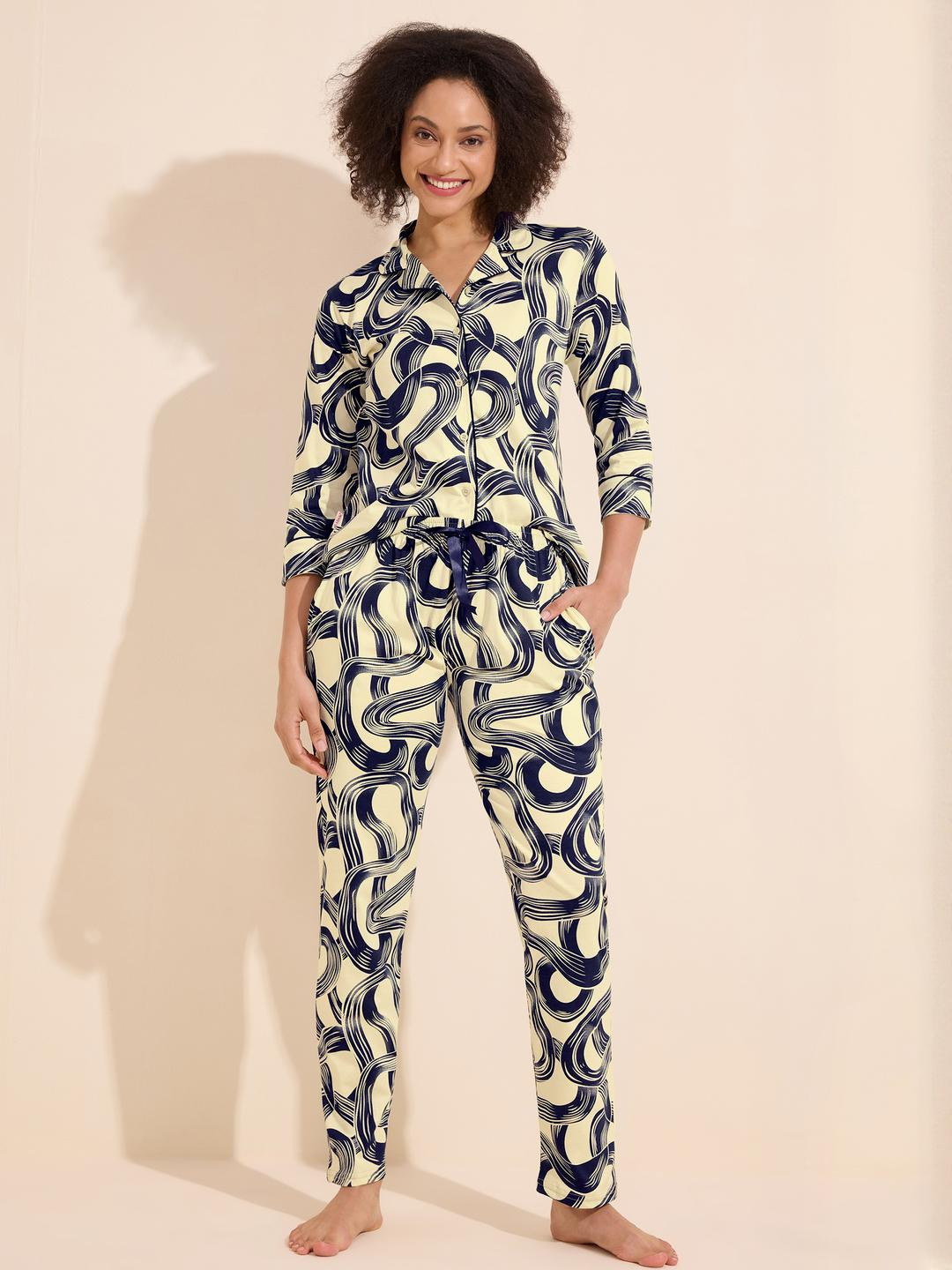 LOTIK Women's Cotton  Top & Payjama  Nightsuit  Set