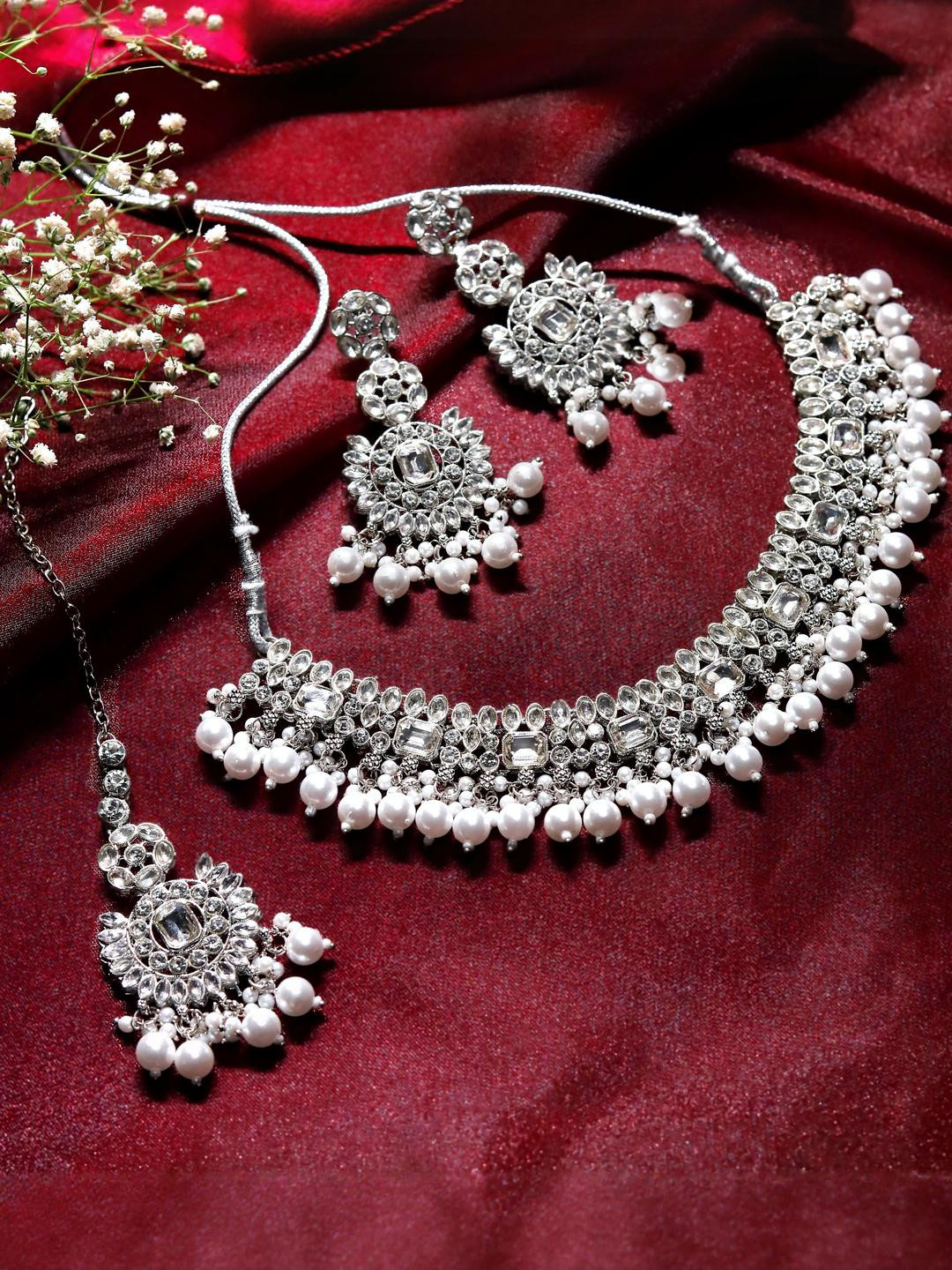 zarmar fashion Women SilverJewellery Set