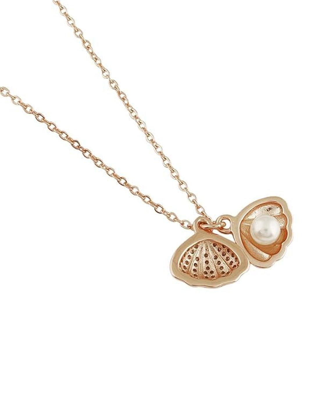 Hey Bae Women Rose Gold Necklace and Chains
