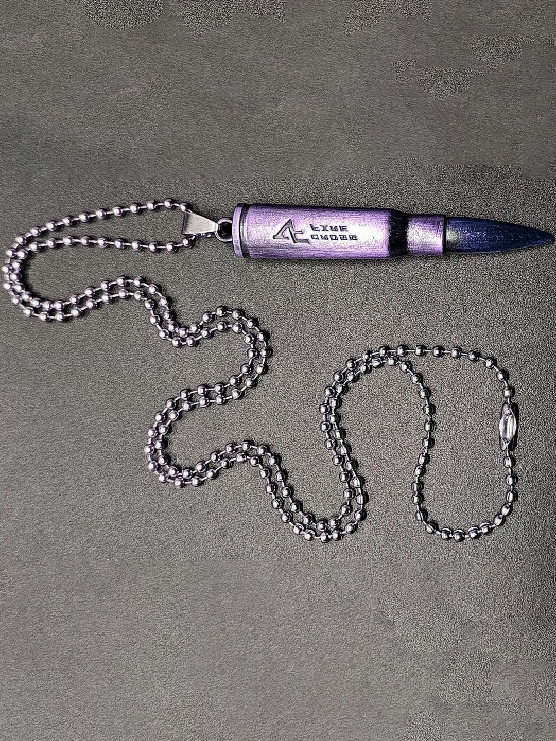 Dynamic Retail Global Men's Bullet Pendant Chain