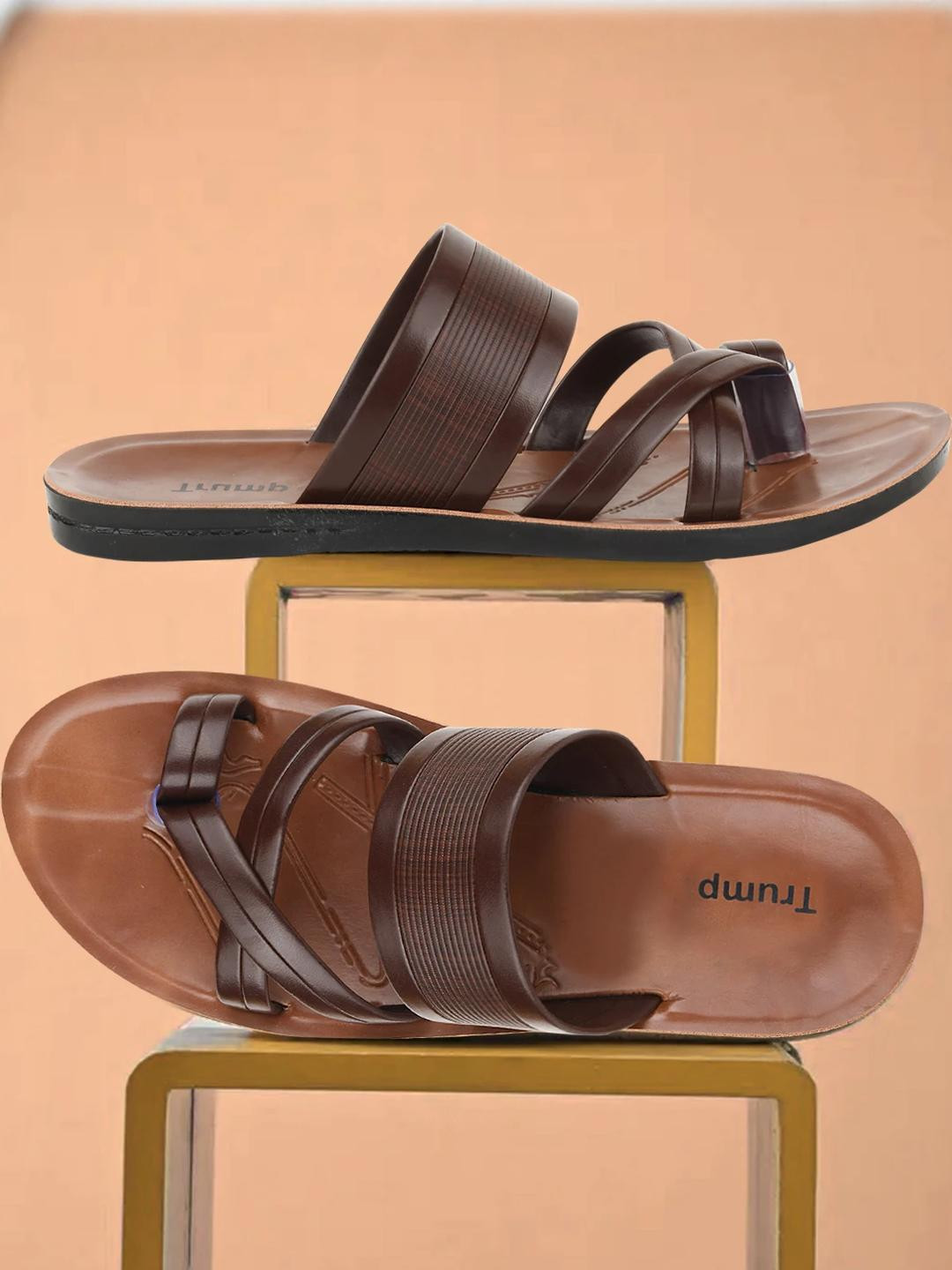 Trump Men Black Flip Flops