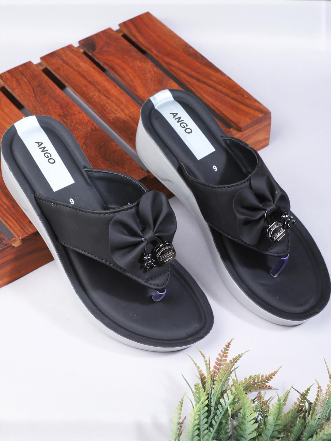 Ango Women Black Sandals