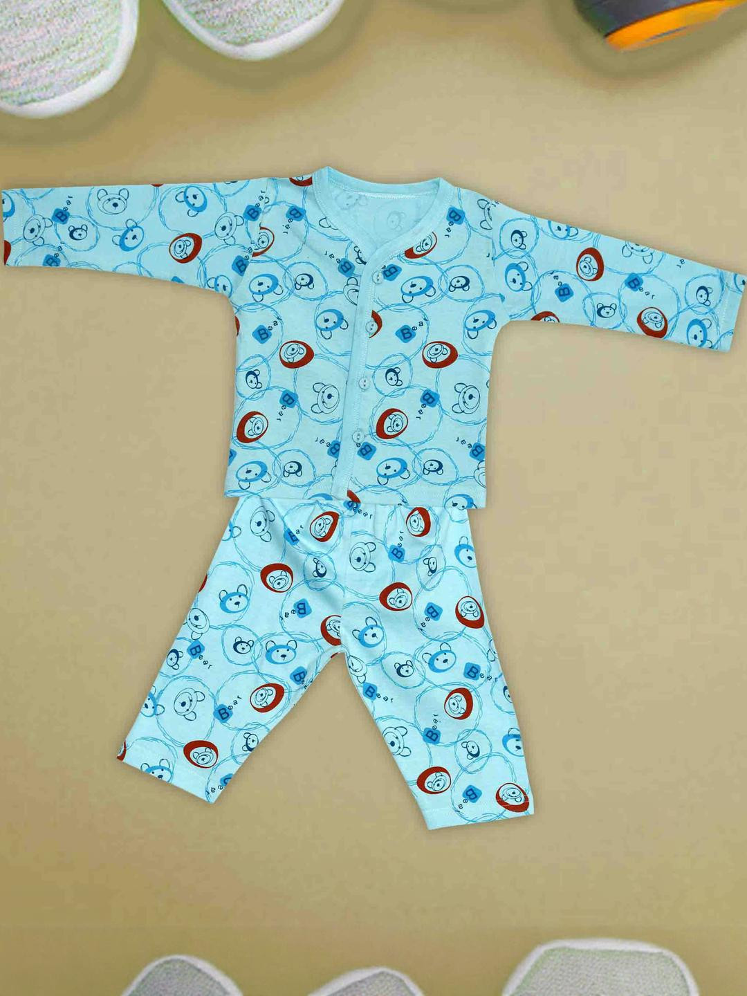 ME N MY Unisex Kids Printed Nightdress