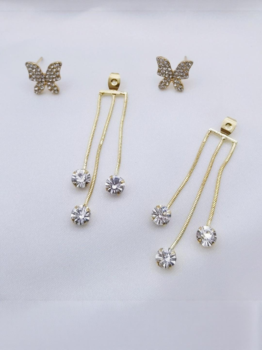 ONUYX Diamond Shaped Drop Earrings