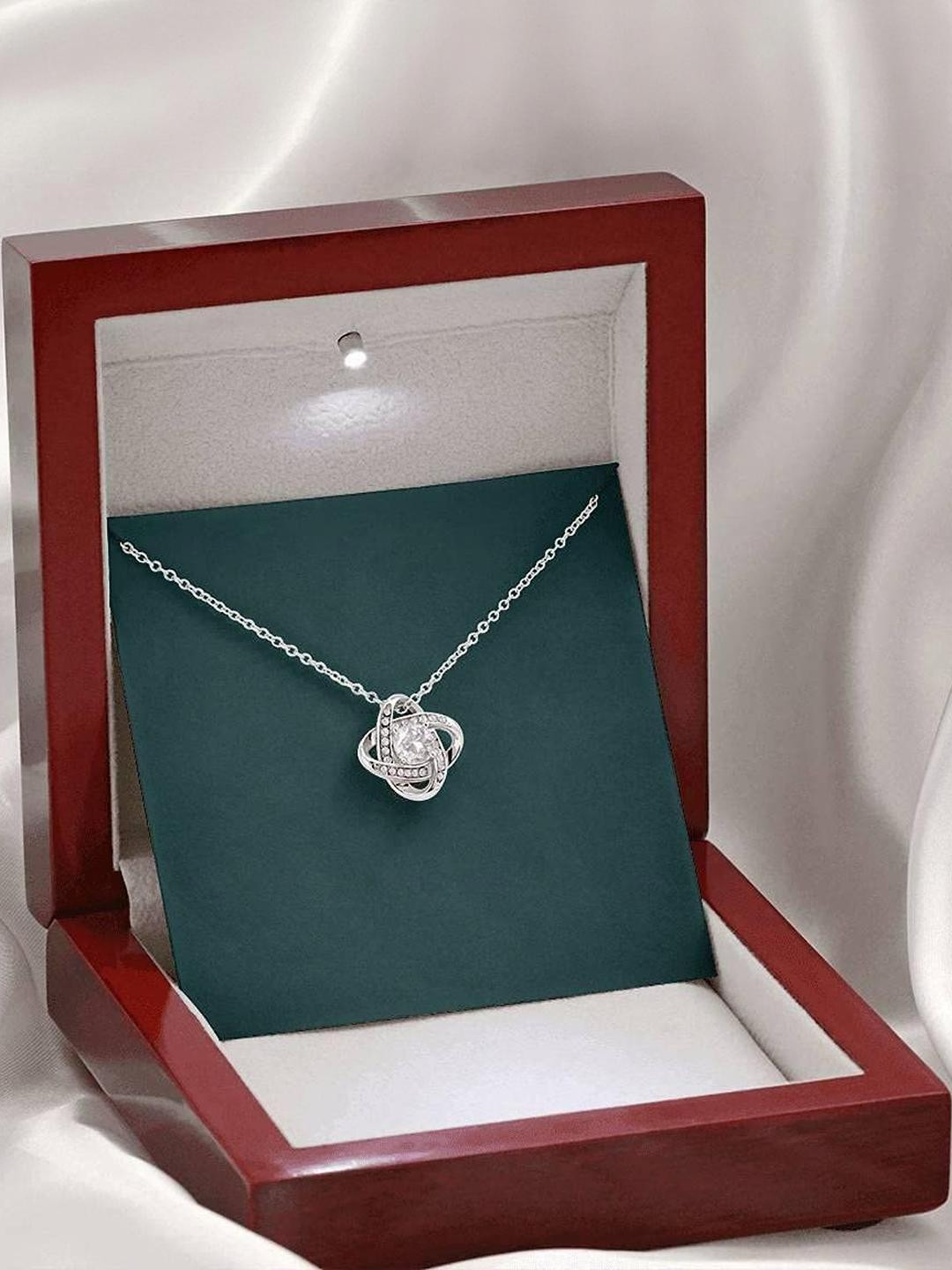 Sterling Silver Gift Daughter Necklace, To my daughter necklace gift maybe i Cant