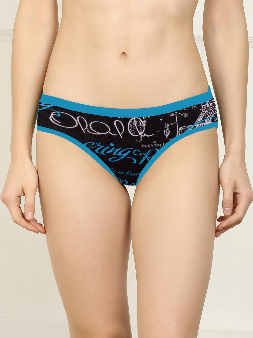 New stylish Red,Purple,Green,Yellow,Red,Blue Cotton Silk Hipster Multicolor Panties Pack of 6