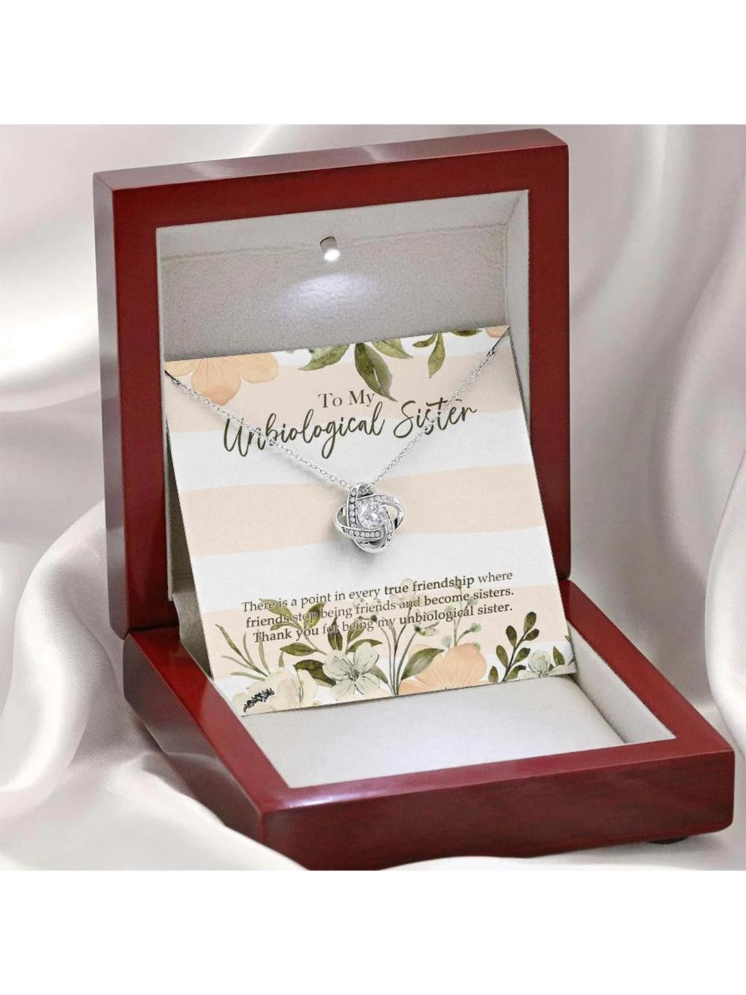 Best Special Raksha Bandhan Gift for Sister - Pure Silver Pendant and Message Card Gift Box