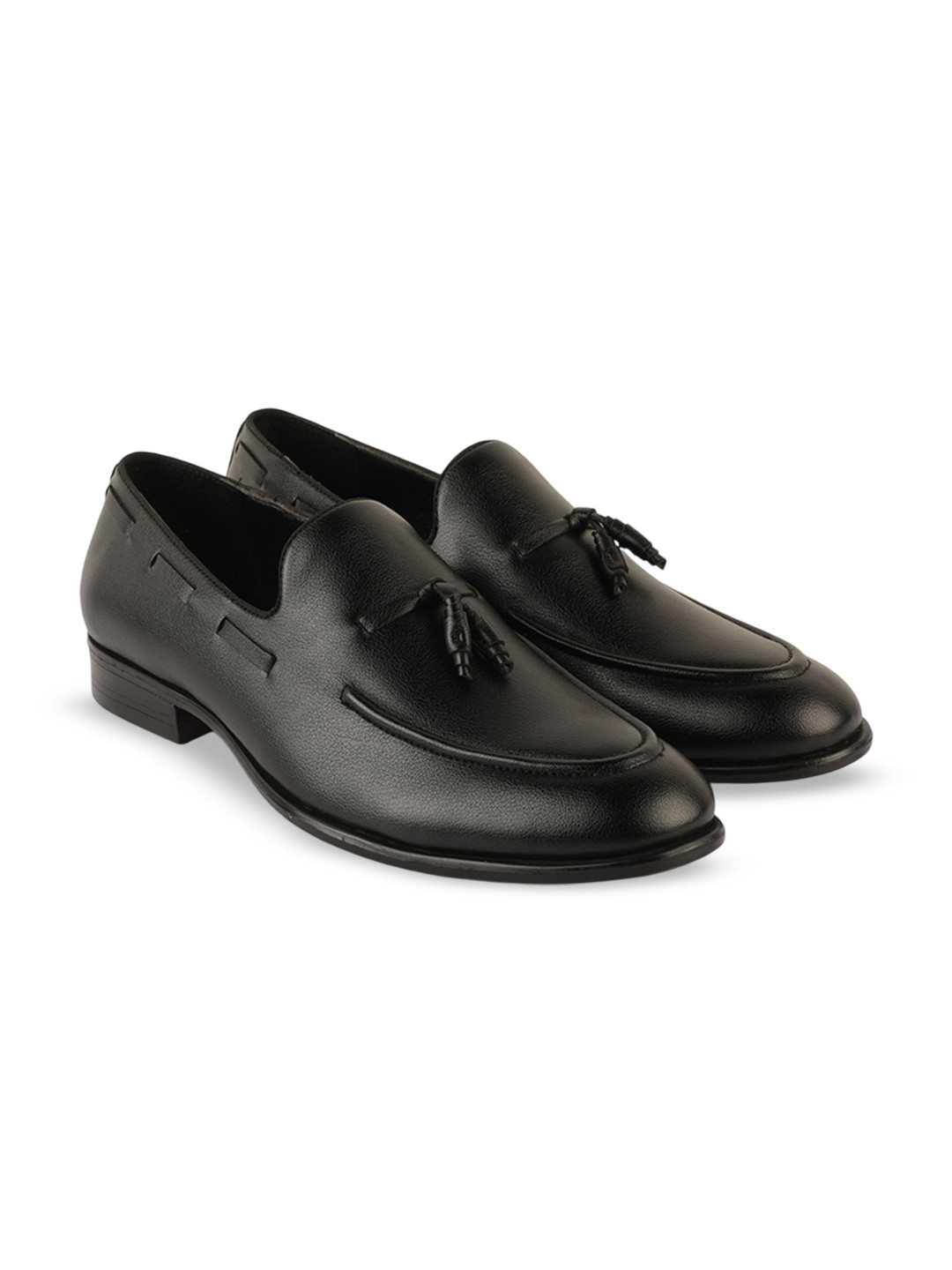 FOOTBOX Men Leather Formal Slip-Ons