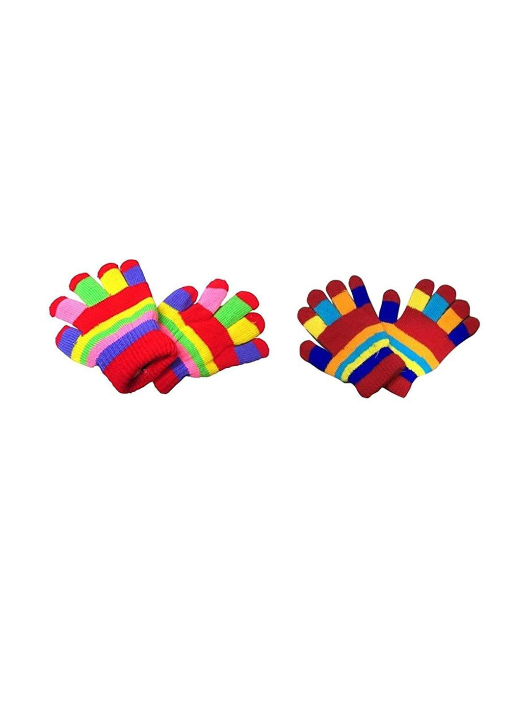 FIRMED STRING Kids-Unisex Multi Wool Gloves
