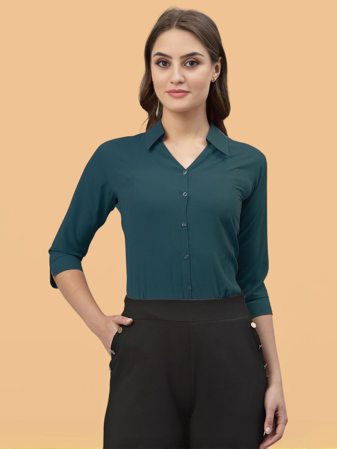 Ethic Glance Women Tan Shirts