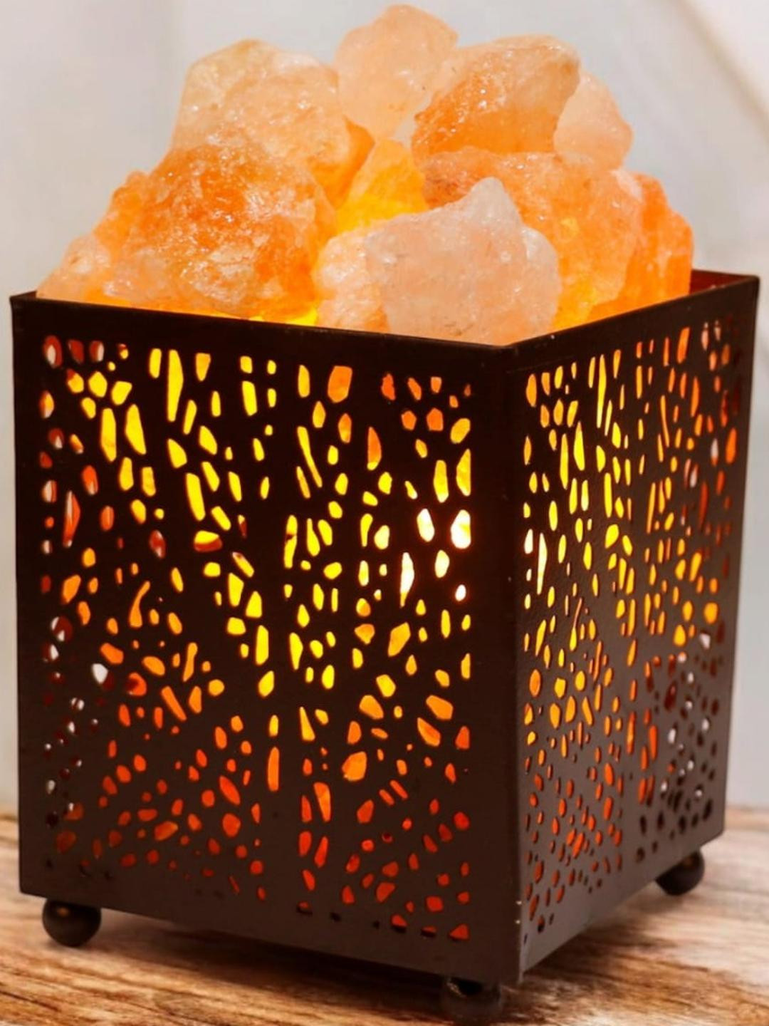 Forest Himalayan Rock Salt Lamp for Positive Energy, Table Lamp