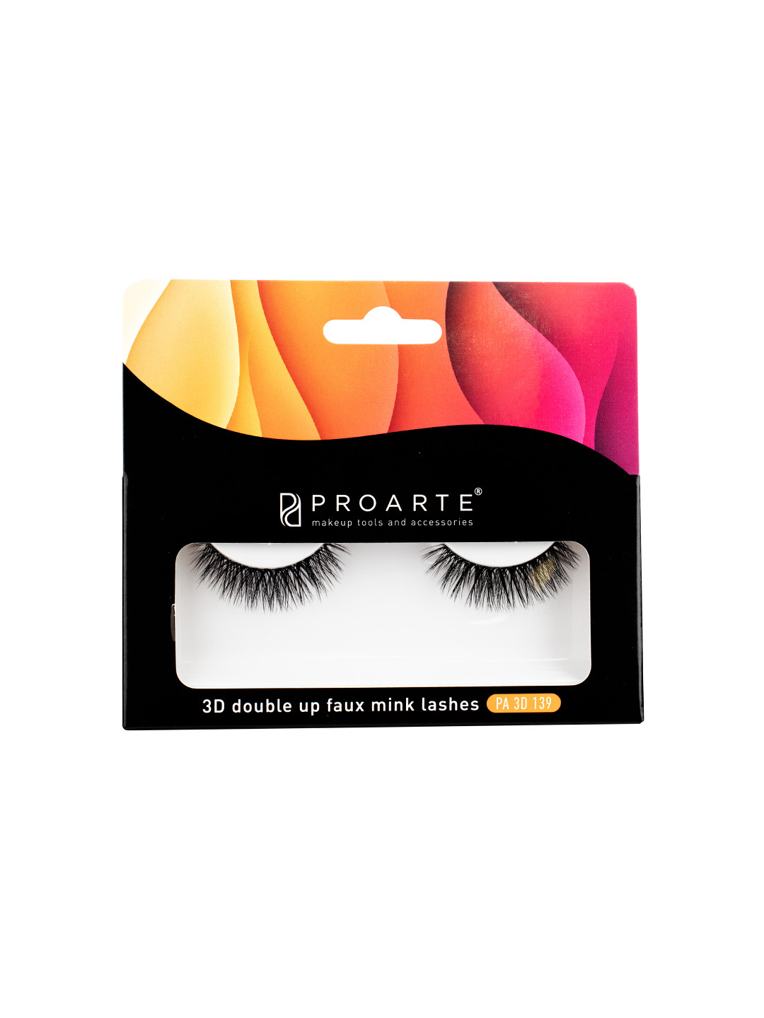 Proarte PA3D 139-3D Double Up Faux Mink False Eyelashes - Black
