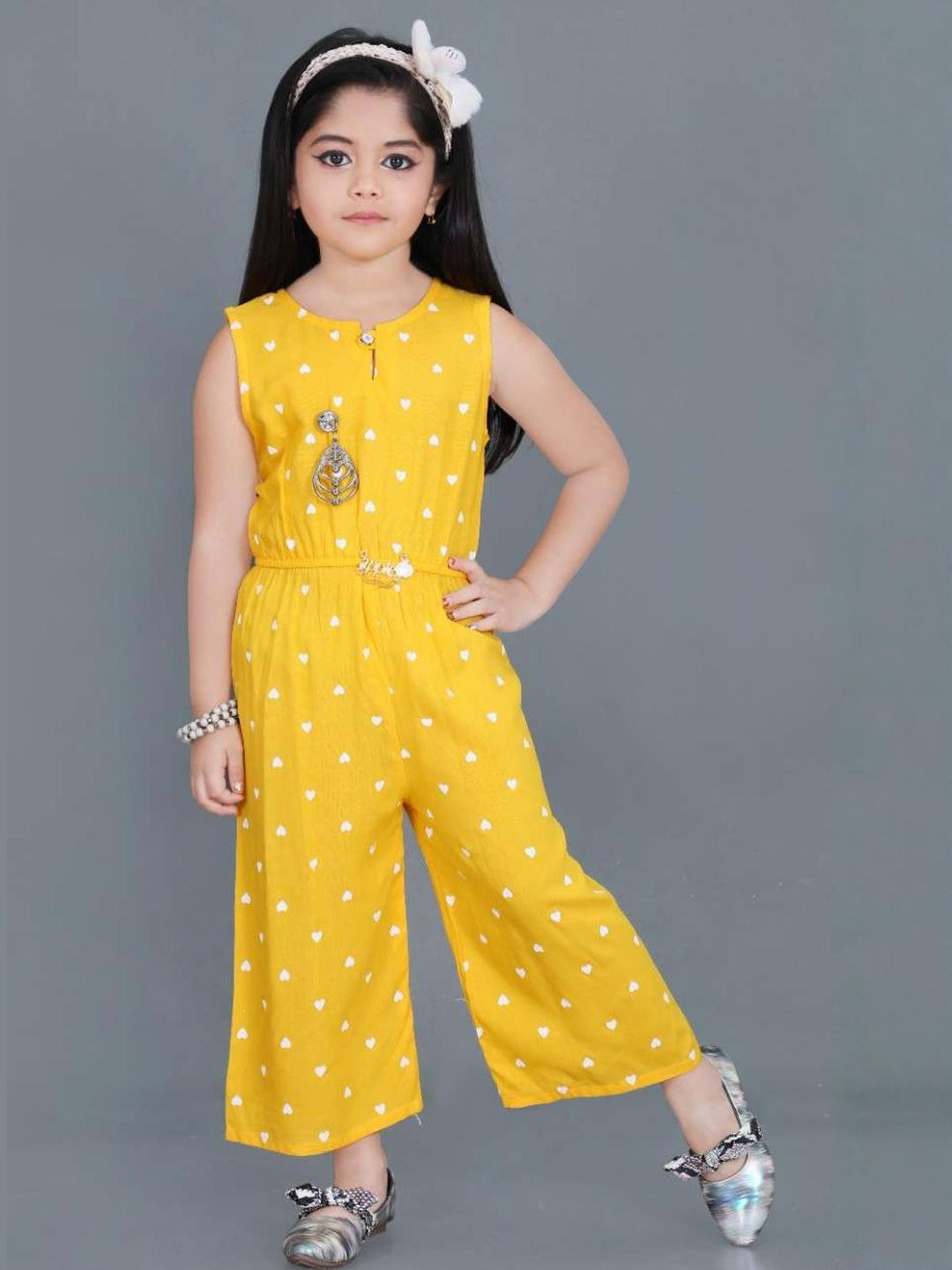 cutexii fashion Girls Printed Basic Jumpsuit