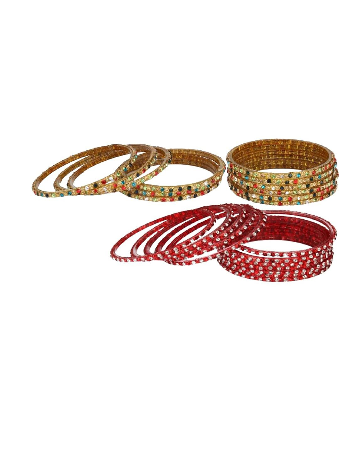 SOMIL Women Multi Coloured Bangle Set