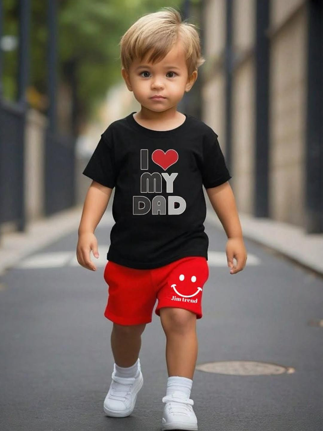 JIM Trend Unisex Black Clothing Set