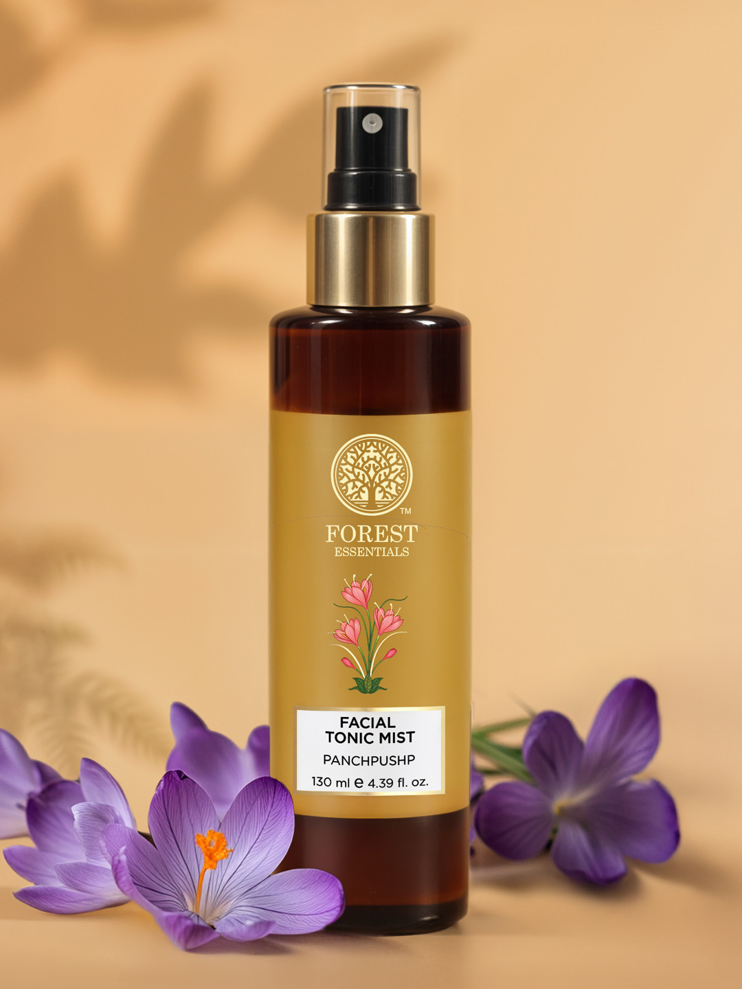 Forest Essentials Travel Size Facial Tonic Mist Panchpushp Refreshing Face Toner - 130ml