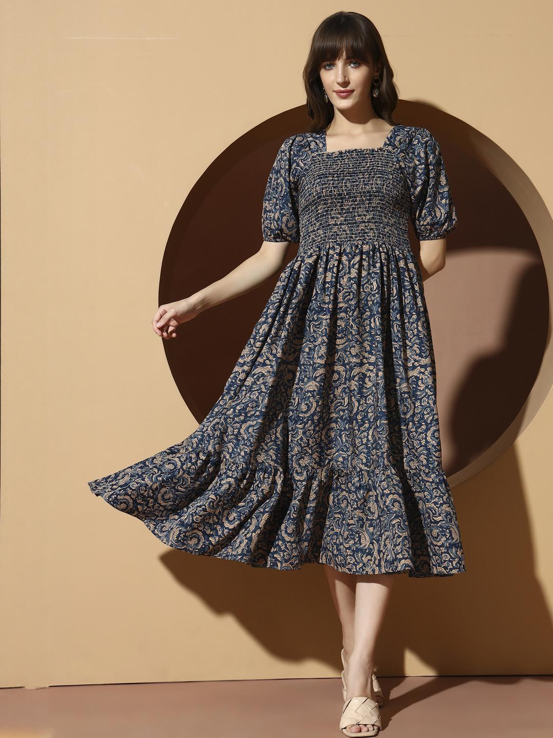 LookShine Adults-Women Navy Blue Dresses